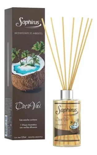 VARILLA DIFUSOR COCO - VAI SAPHIRUS 125 ML