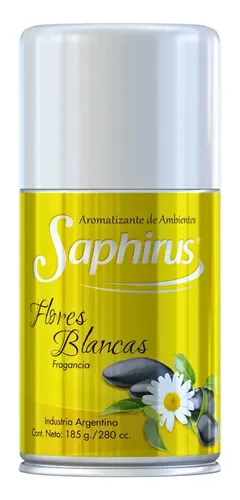 AROMATIZANTE AMB FLORES BLANCAS SAPHIRUS  X 280 CC