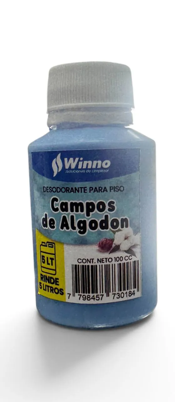 Desodorante Concentrado para pisos Campos de Algodón Winno 100 cc