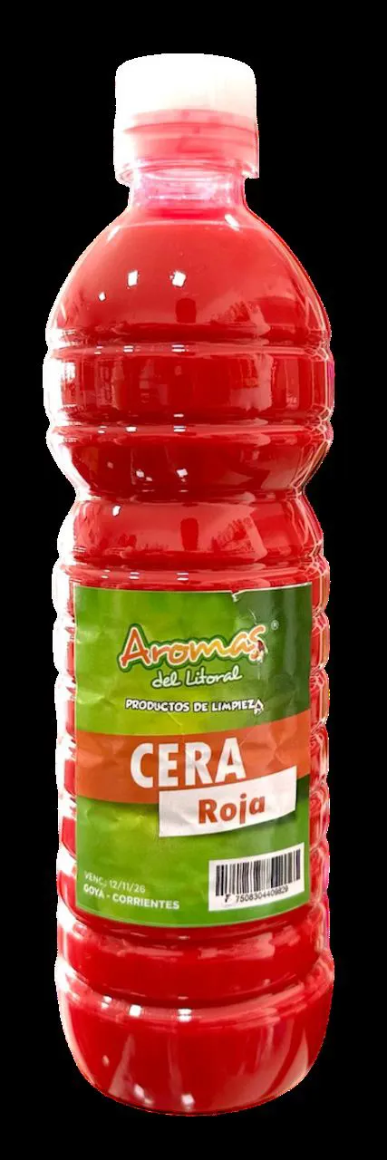 CERA ROJA AROMAS X 500 CC
