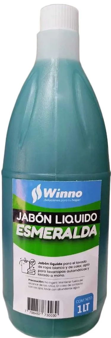 JABON LIQUIDO ESMERALDA WINNO X 1 L