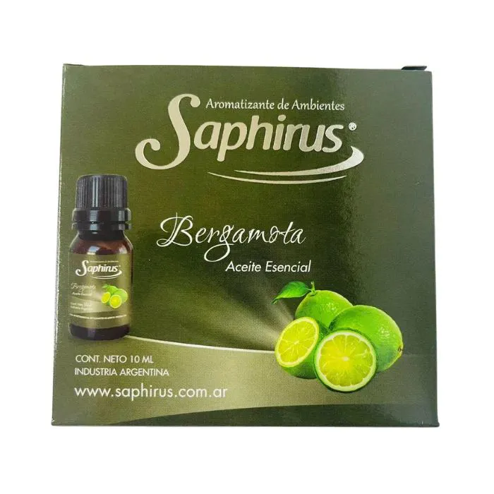 ACEITE ESENCIAL BERGAMOTA SAPHIRUS X 10 ML