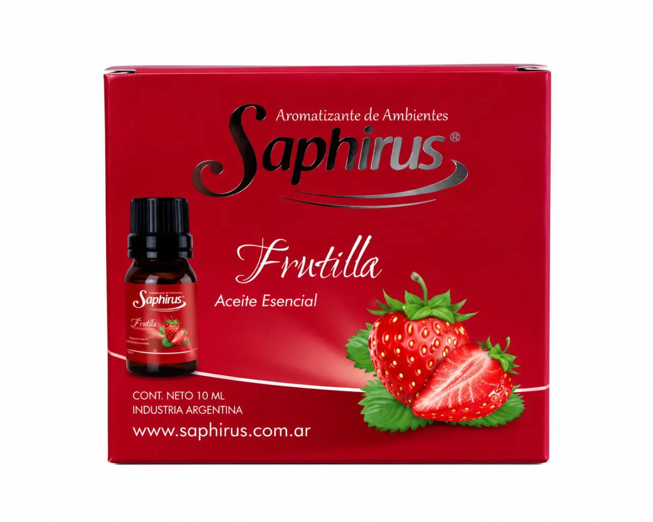 ACEITE ESENCIAL FRUTILLA SAPHIRUS X 10 ML