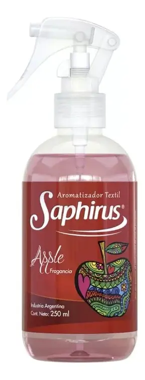 Aromatizador Textil Apple Saphirus 250 ml