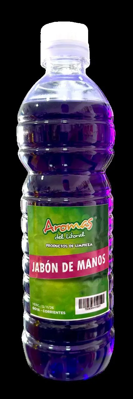JABON LIQUIDO DE MANOS UVA AROMAS X 500 CC